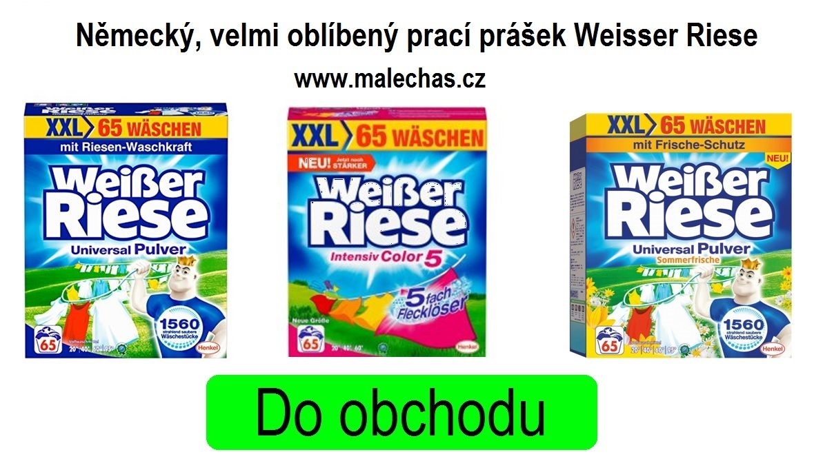 Německém prací prostředky weisser riese_1